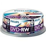 Philips DN4S4B25F - 25 x DVD-RW - 4.7 Go ( 120 minutes ) 1x - 4x - spindle - support de stockage