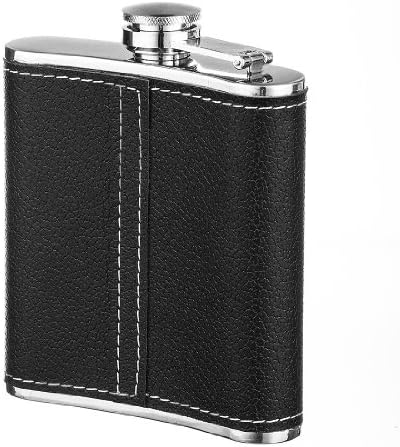 Green Ace ® 6oz Blue Skull Head Flask Gift Set in Gift Box