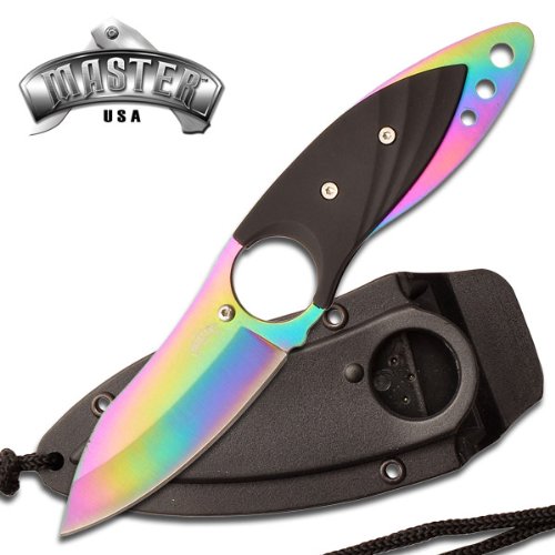 MASTER USA MU-1120RB Tactical Neck Knife 6.75-Inch Overall On Sale