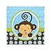 Monkey Boy - Party Tableware Plates, Cups, Napkins - Bundle for 16
