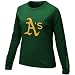 Oakland Athletics T Shirt : Nike Oakland Athletics Ladies Green Large Logo Long Sleeve T Shirt