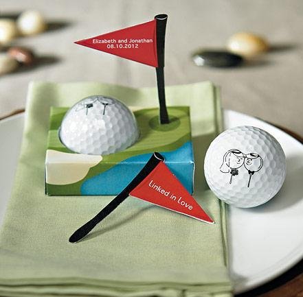 Weddingstar 8960 Golf Ball Favor in Gift Packaging- Pack of 6