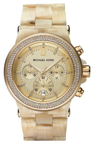Michael Kors Bel Aire Chronograph Horn Resin Watch MK5529