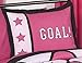 Girls Soccer Childrens Bedding 3pc Full / Queen Set