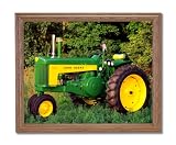 Vintage 1959 John Deere 730 Farm Tractor Wall Picture Oak Framed Art Print
