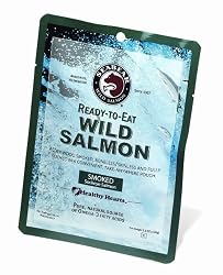 SeaBear Ready-To-Eat Smoked Sockeye Salmon, 3.5-Ounce Pouches (Pack of 3)