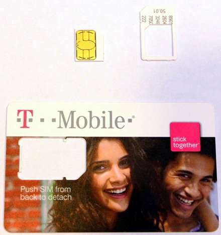 TMobile 4G Micro Sim Card MicroSim for iPhone 4 Unactivated T-MOBILE SIM CUT TMobile 4G Micro Sim Card MicroSim for iPhone 4 Unactivated T-MOBILE SIM CUT