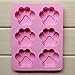 Yunko 6 Cavity Paw Pan Baking Silicone Mold Cake Mold Cookie Mold Pudding Mold Jelly Mold