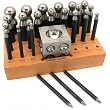 24 Dapping Punches Jewelers Doming Punch Block Tools