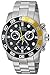 Invicta Men's 21553 Pro Diver Analog Display Swiss Quartz Silver Watch