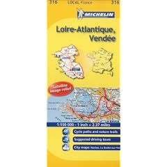 Loire-Atlantique, Vendee (Michelin Local Maps)