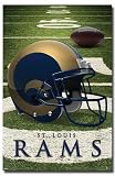 St Louis Rams Team Logo Football 22 5X34 Poster 4585