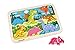 Janod Dinosaur Chunky Puzzle - 7 Pieces - Ages 18 Months+ - J07054