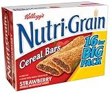 Kelloggss  Nutri-grain Strawberry Big Pack, 16-Count Box (Pack of 4)