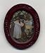 Dollhouse Artwork Artisan Framed Picture of Victorian Children