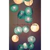 Blue Moons Cotton Ball Fairy Light String