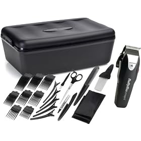 BaByliss 25 Piece Ceramic Clipper Kit Black 7497U