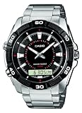 Casio - MTA-1010D-1AVEF - Montre Femme - Quartz Analogique - Cadran Noir - Bracelet Acier Argent