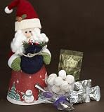Stand-up Santa Cookie Gift Box, Holiday Cookie Gift Box