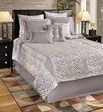 Park B. Smith Nairobi Comforter Set, Silver, Queen