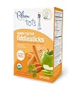 Plum Organics Fiddlesticks Snack Sticks, Apple Carrot, 2.12-Ounce Boxes (Pack of 6)