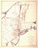 Historical Map of New York & New Jersey, 1776, Antique Map Wall Art