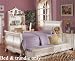 Twin Size Sleigh Bed with Trundle White Finish
