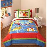 Circus Plaza Mini Twin Quilt Set