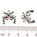 40x Charms Double Guns Antique Silver Alloy Jewelry Making Findings Accessory