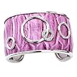 Pink Genuine Leather Bangle