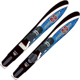 Hydroslide Shaped Adult Combo Water Skis with Lace Up Bindings