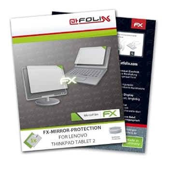 atFoliX FX-Mirror Protection d'écran pour Lenovo ThinkPad Tablet 2 (1 pièces) - protection d'écran entièrement réfléchissante! La plus haute qualité atFoliX FX-Mirror Protection d'écran pour Lenovo ThinkPad Tablet 2 (1 pièces) - protection d'écran entièrement réfléchissante! La plus haute qualité