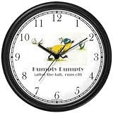 Humpty Dumpty No.3 - from Mother Goose by Artist: Sylvia Long Wall Clock by WatchBuddy Timepieces