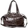GUESS Alouette Large Satchel (Brown)