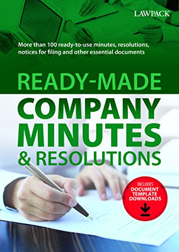 Ready-Made Company Minutes & Resolutions
