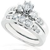1.00ctw Round Brilliant Diamond Wedding Ring Setin 14k Gold (HI/I1)