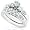 1.00ctw Round Brilliant Diamond Wedding Ring Setin 14k Gold (HI/I1)- Size 5