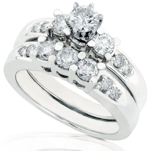 1.00ctw Round Brilliant Diamond Wedding Ring Setin 14k Gold (HI/I1)