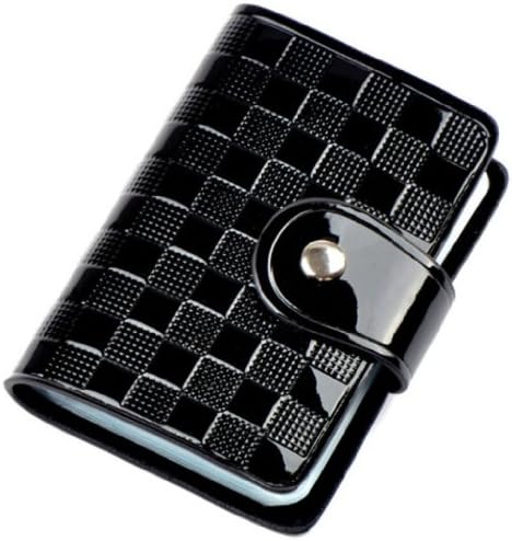 JiYe Men's and Women's Squares Genuine Leather Credit Card Holders