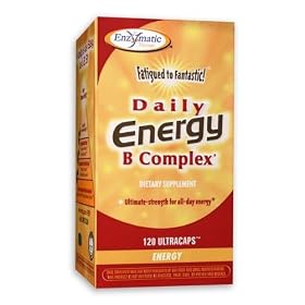 Enzymatic Therapy Fatigued To Fantastic Daily Energy B Complex, 120 Ultracaps
