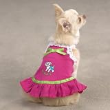 ESC My Baby Solid Dress Xsm Raspberry