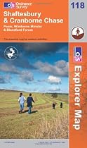Shaftesbury, Cranbourne Chase, Poole, Wimbourne Minster and Blandford (OS Explorer Map): Poole, Wimborne Minster & Blandford Forum