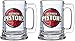Great American Products NBA Two Piece 15-Ounce Glass Tankard Set - Primary Logo