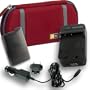Combo! Protective Case Logic Travel Carrying Case for the PSP 1000 & and SONY PSP98553 Compact Wall Charger for PSP98554 / PSP98552 ( PSP-1000 ) PSP Battery & Accessory Power SONY Extended Capacity PSP98552 Equivalent Replacement Battery for the PSP-1000