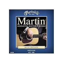 Martin Gitarrensaiten f�r Akustikgitarren (80/20, Bronzeumwicklung, St�rke Medium 0.013 - 0.056)