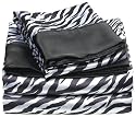 Divatex Home Fashions Royal Opulence Satin Sheet Set Zebra Full