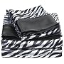 Divatex Home Fashions Royal Opulence Satin Sheet Set Zebra Full