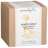 SerendipiTea White Heat, Organic White Tea & Mixed Spice, 2-Ounce Boxes (Pack of 2)