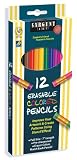 Sargent Art 22-7203 12 ct Assorted Erasable Colored Pencils