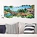 IARTS Jurassic Park Dinosaurs Wall Sticker Removable Vinyl Decals for Kids Room